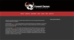 Desktop Screenshot of crowneddaemonstudios.net